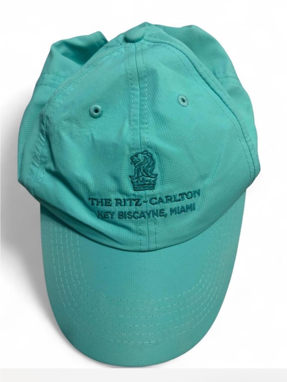 The Ritz-Carlton Key Biscayne Miami Teal Baseball Cap
